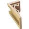 Ekena Millwork 6"W x 6"D x 12"H Wide Sheridan Rough Cedar Woodgrain TimberThane Corbel, Primed Tan CORUR06X06X12SHERCPR - alternate 4